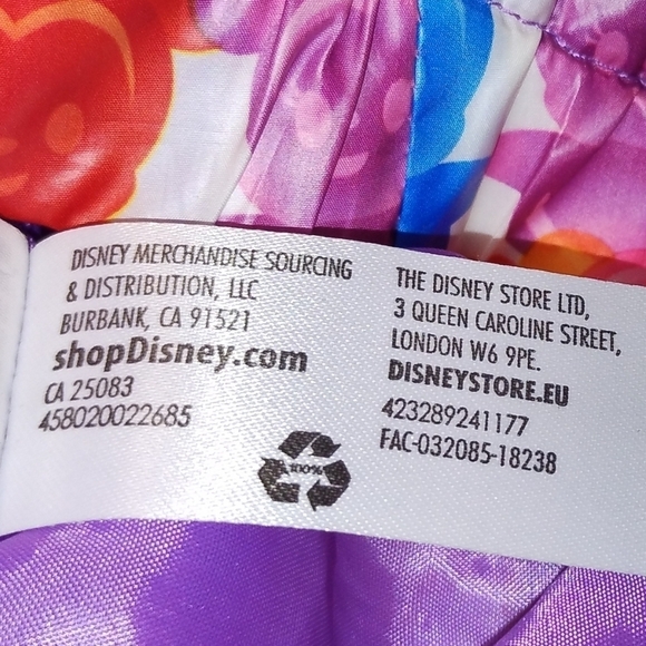 Disney Store Gummi Gummy Bear Mickey Mouse Rain Jacket, EUC Kids Size: 13 - Picture 6 of 7